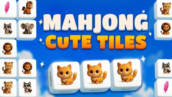 Mahjong Cute Tiles - Classic Puzzle Game