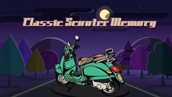 Classic Scooter Memory Game Online