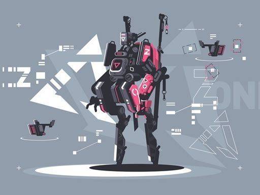 Alien Robot Warrior Hidden Memory Game