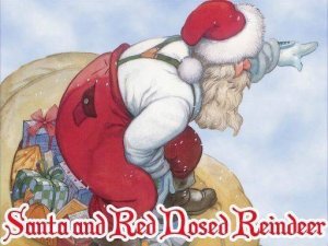 Santa and Red Nosed Reindeer Puzzle Game