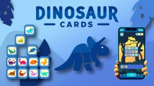 Dinosaur Cards: Match & Conquer Puzzle Game