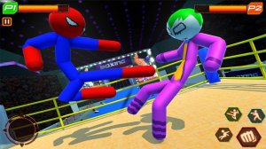Stickman Wrestling Fighting Arcade