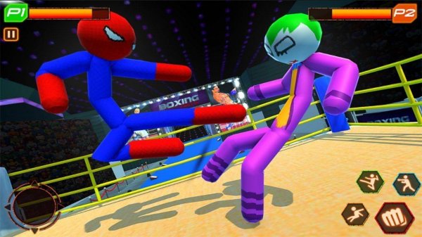 Stickman Wrestling Fighting Arcade
