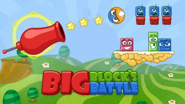 Big Blocks Battle: Puzzle Strategy Game