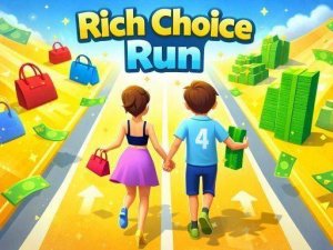 Rich Choice Run: Lifestyle Swipe Game