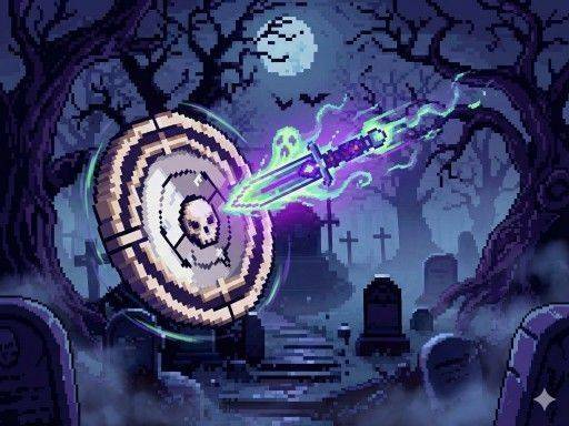 Gothic Knife Throwing Game
