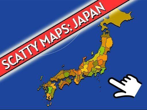 Scatty Maps Japan - Geography Puzzle Game