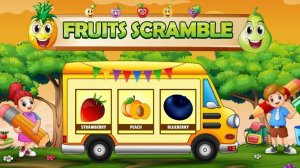 Fruits Scramble Puzzle Game