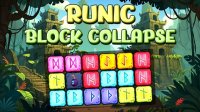 Runic Block Collapse Puzzle Game