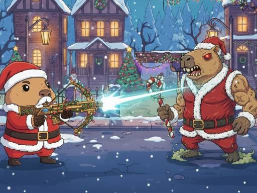 Capybara Winter Curse Action Game